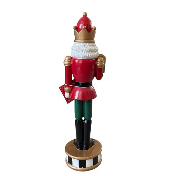 Martha Stewart CHRISTMAS NUTCRACKER 14in Red Green Traditional HOLIDAY Decor - Picture 5 of 15